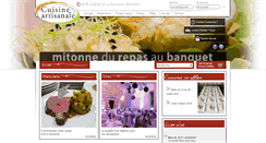 Desktop Screenshot of lacuisineartisanale.fr