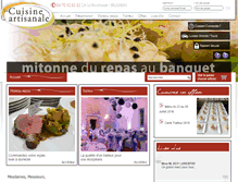 Tablet Screenshot of lacuisineartisanale.fr